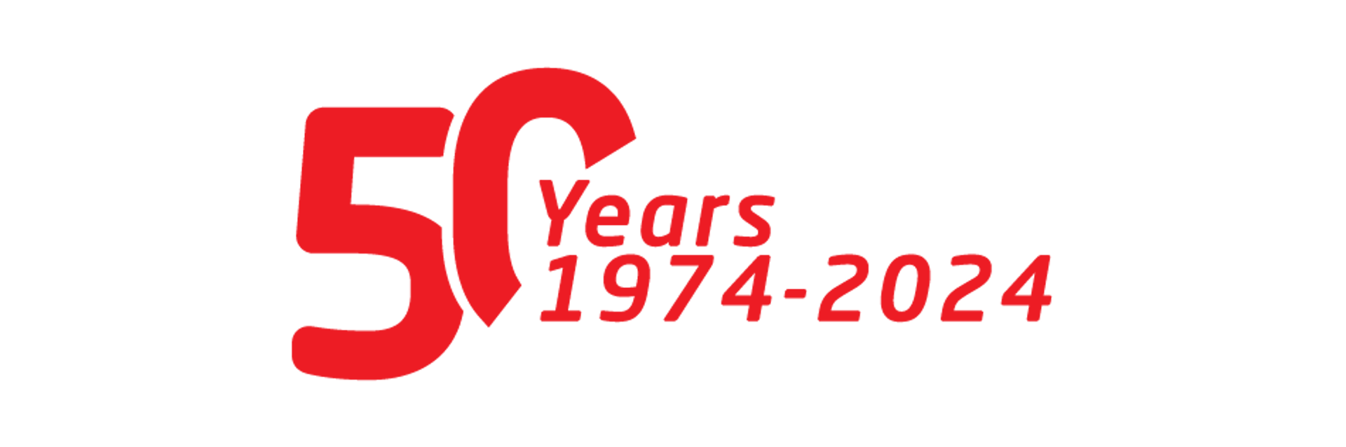 50 Years Logo Page Header